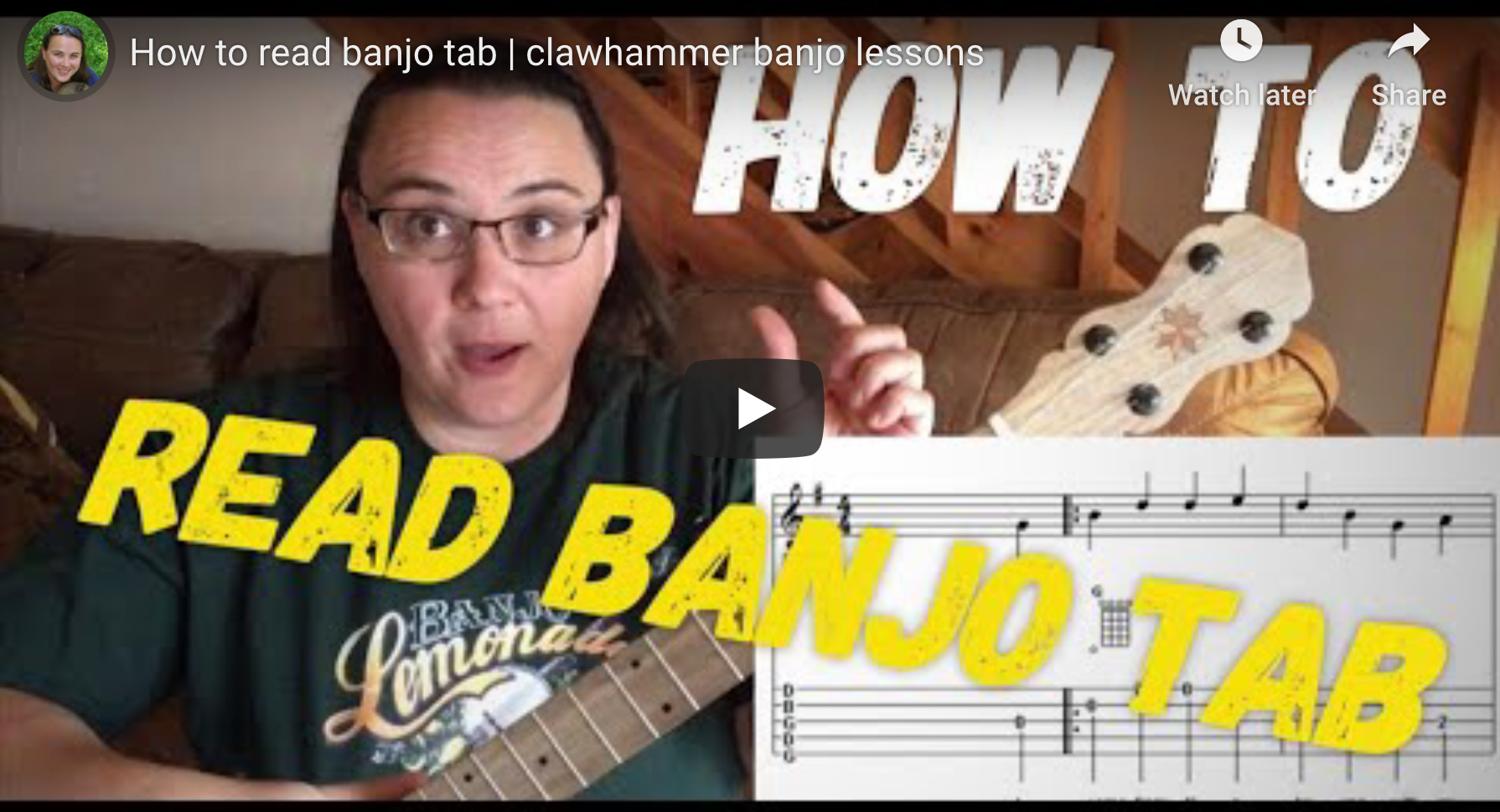 How To Read Banjo Tab