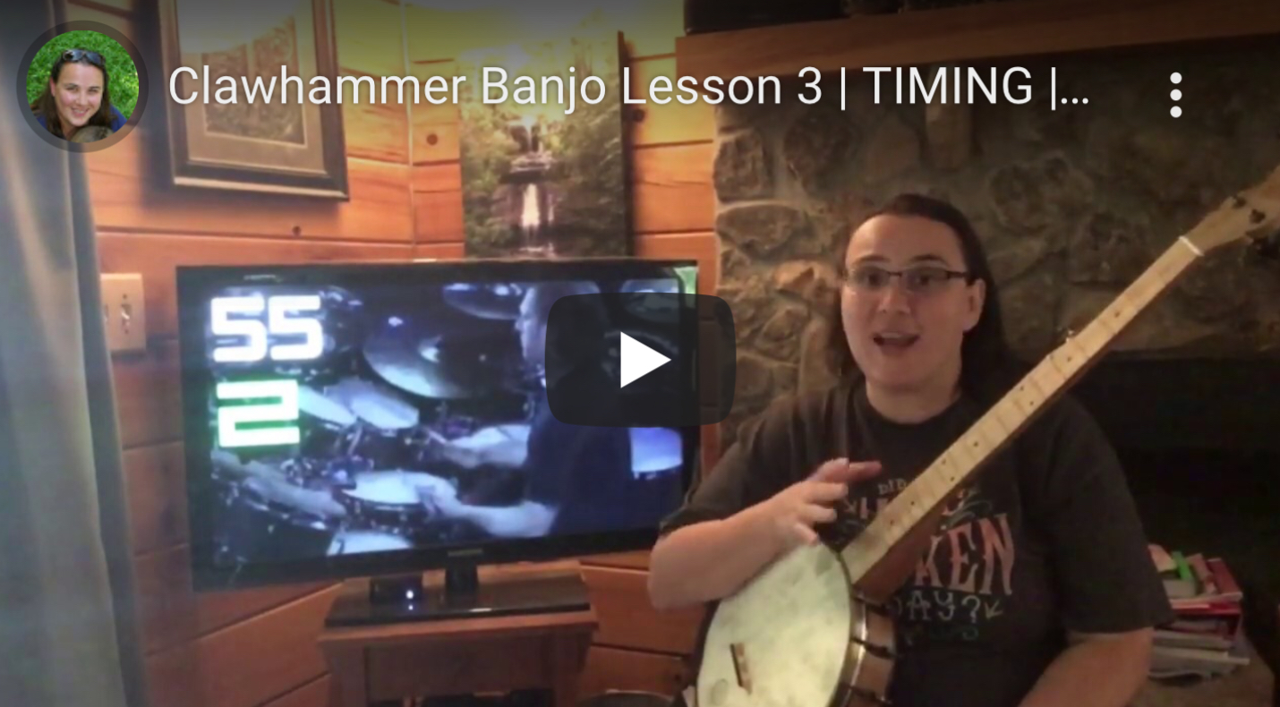 004 Clawhammer Banjo Lesson 3