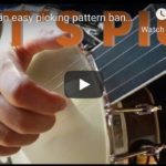 Learn to pick with alternate picking – 3 finger or 2 finger with tabs…