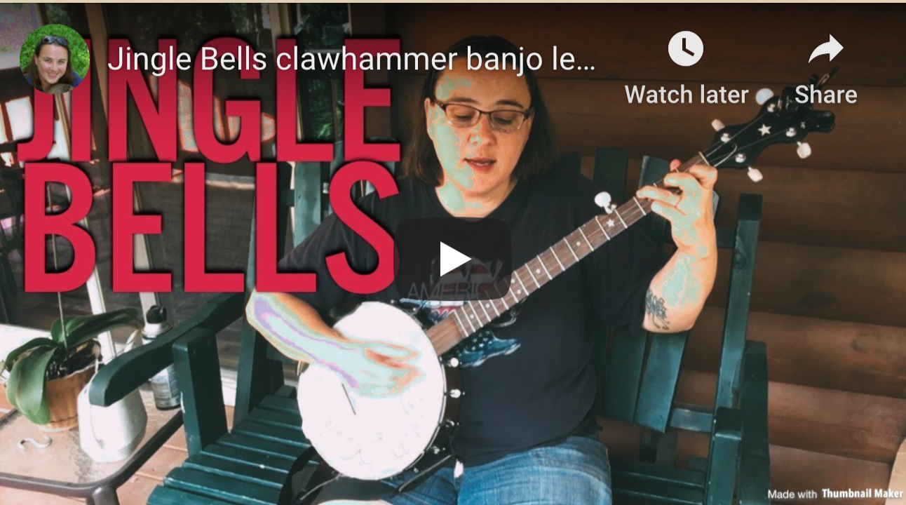 Jingle Bells Clawhammer Banjo