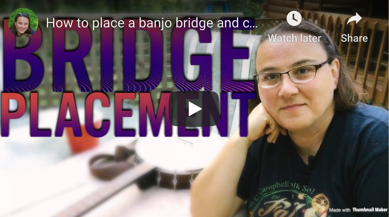 Banjo Bridge Placement Tutorial