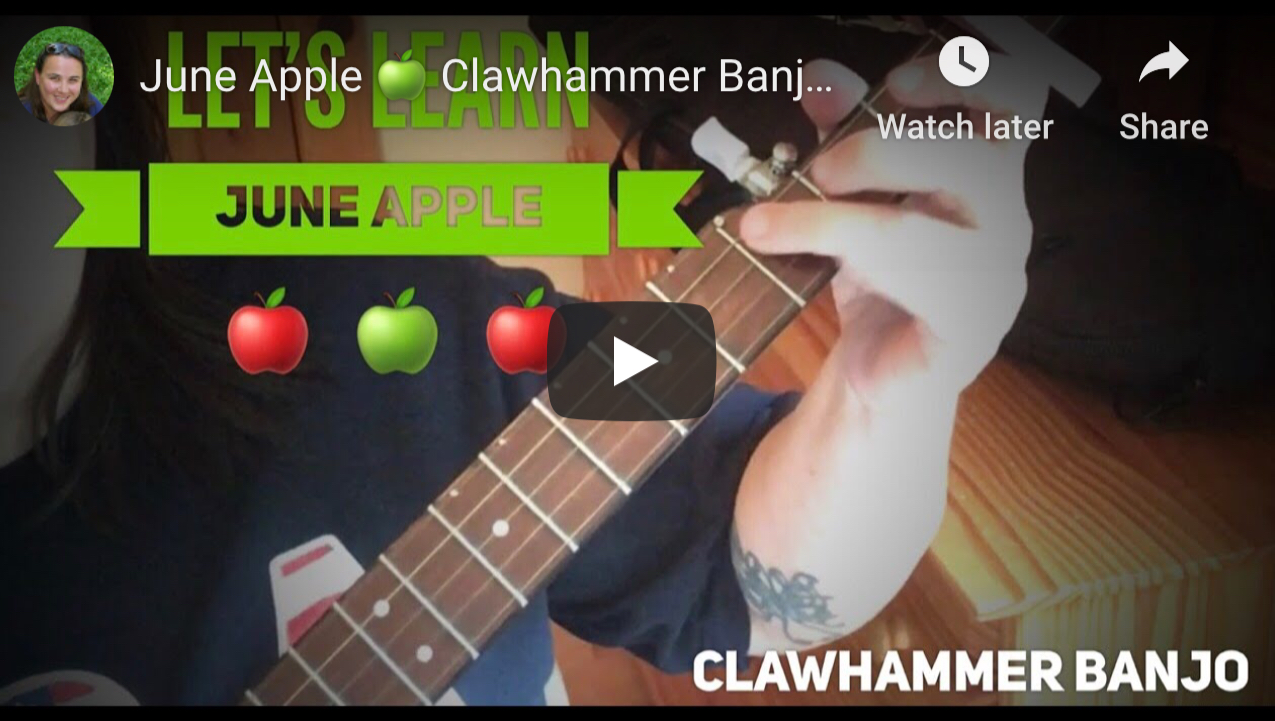 June Apple -Clawhammer -Note-by-Note Intermediate *Tef