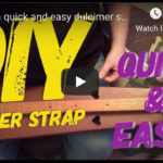 DIY dulcimer strap – quick and easy