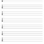 Blank Tab Sheet Dulcimer