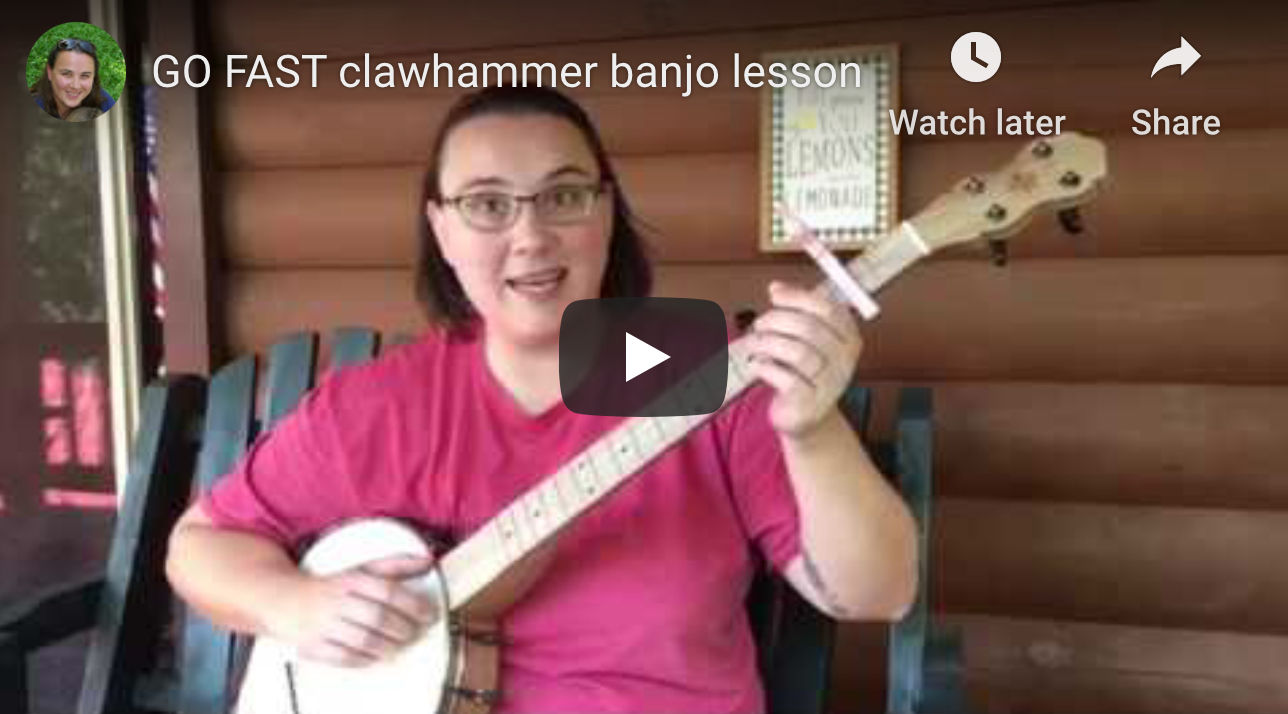 Go Fast – 2 methods to improve your speed on banjo