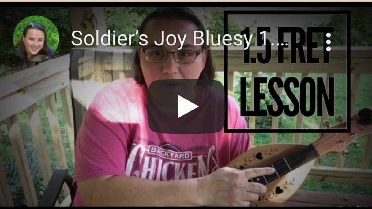 Soldier’s Joy Bluesy 1.5 Fret Dulcimer