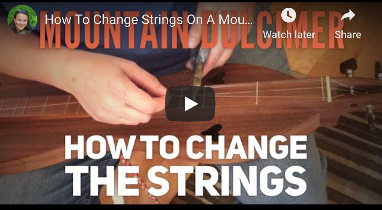 Dulcimer -Changing the Strings on your Scroll Head