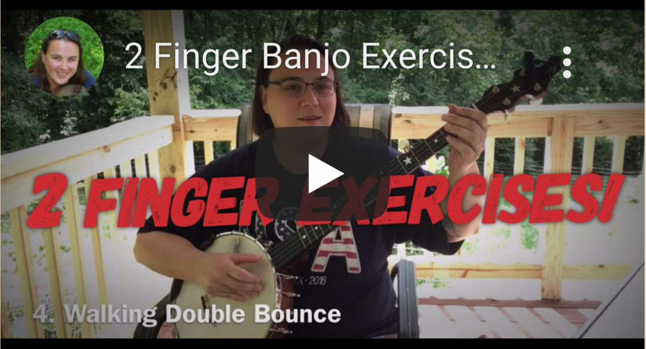 6 Awesome 2 Finger Banjo Exercises – *TEF files added (all 6)