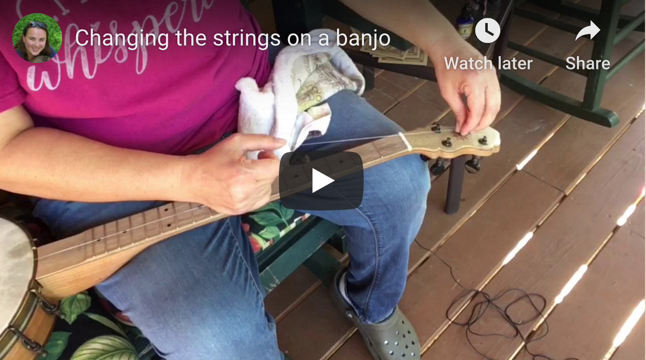 How to change your banjo strings