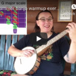 G Major Scale #1 banjo- good finger warm up