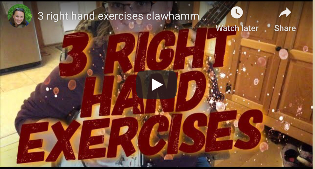 3 Right Hand Exercises Banjo – thumb and accuracy work