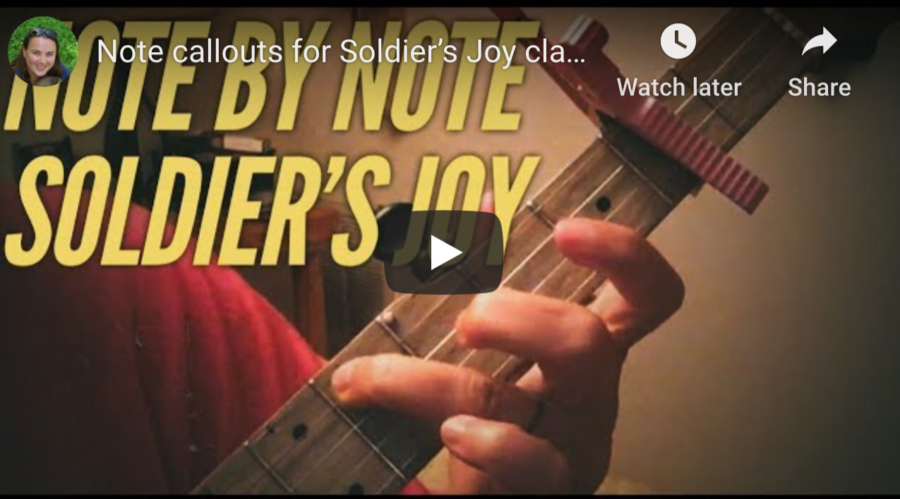 Soldier’s Joy 3 (note by note)