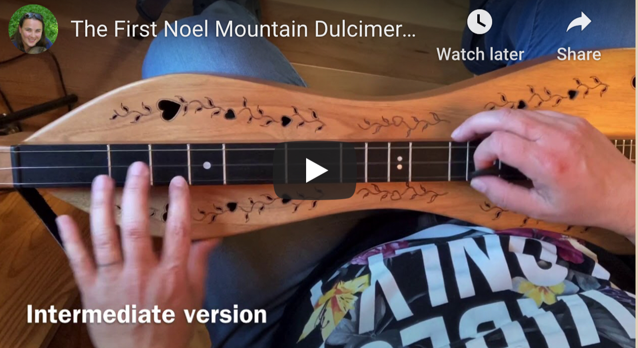 Dulcimer -The First Noel Dulcimer Beg & Int Versions *TEF