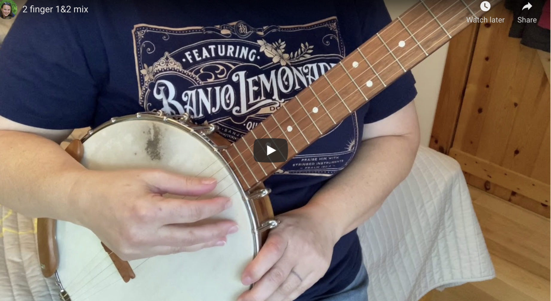 2 Finger Banjo – 1 & 2 mixed