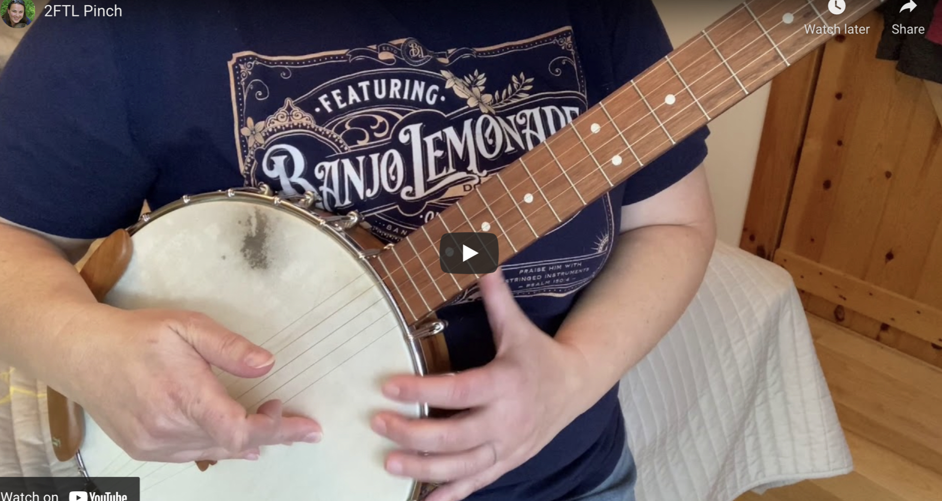 2 Finger Banjo – The “Pinch”