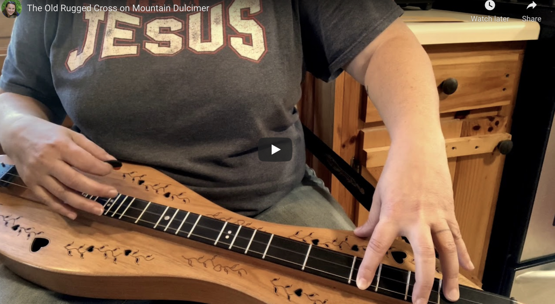 The Old Rugged Cross – strumming chords & singing