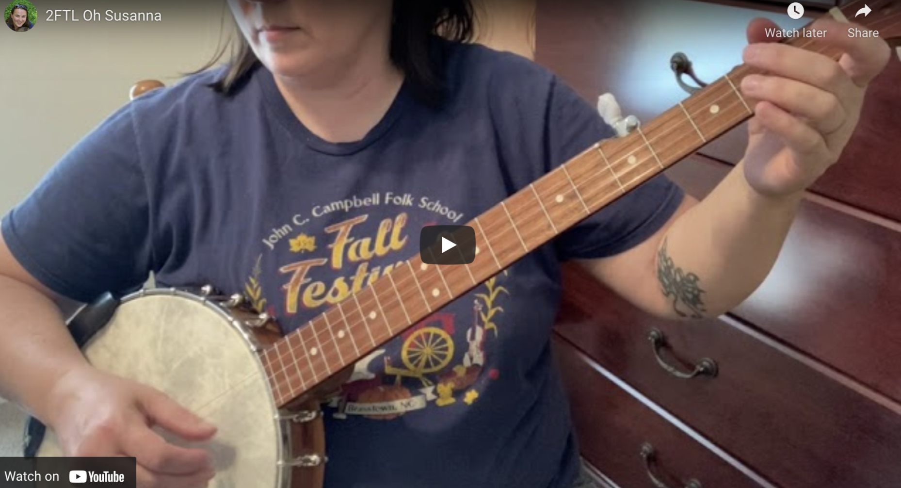 Oh Susanna – 2FTL Banjo