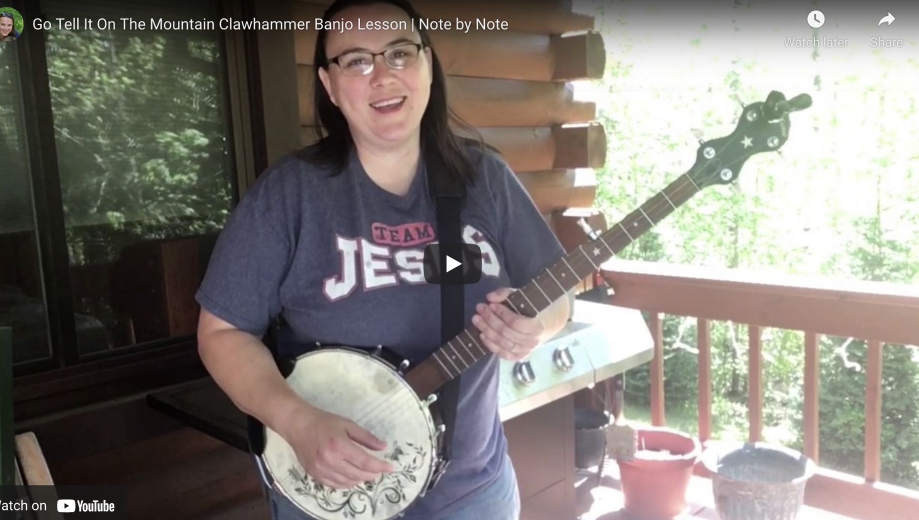 Go Tell It On The Mountain – Clawhammer Tabs, TEF, & note by note