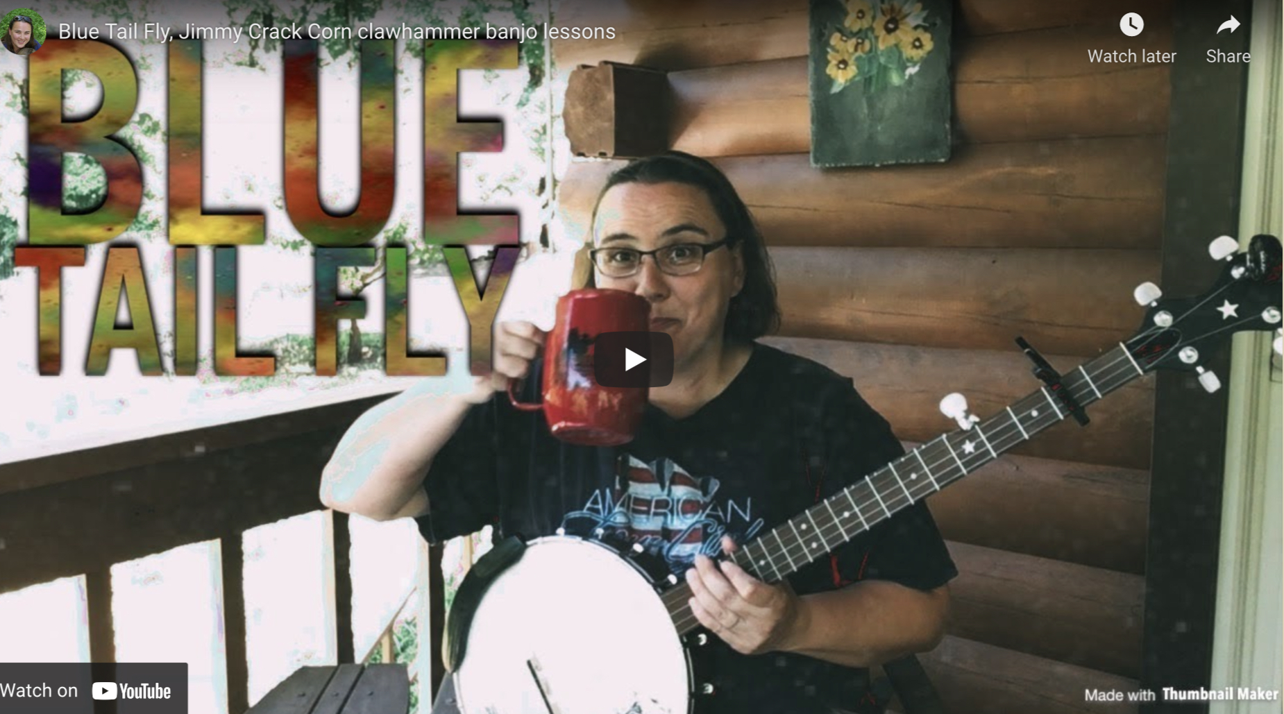 Jimmy Crack Corn (Blue Tail Fly) – Clawhammer Banjo