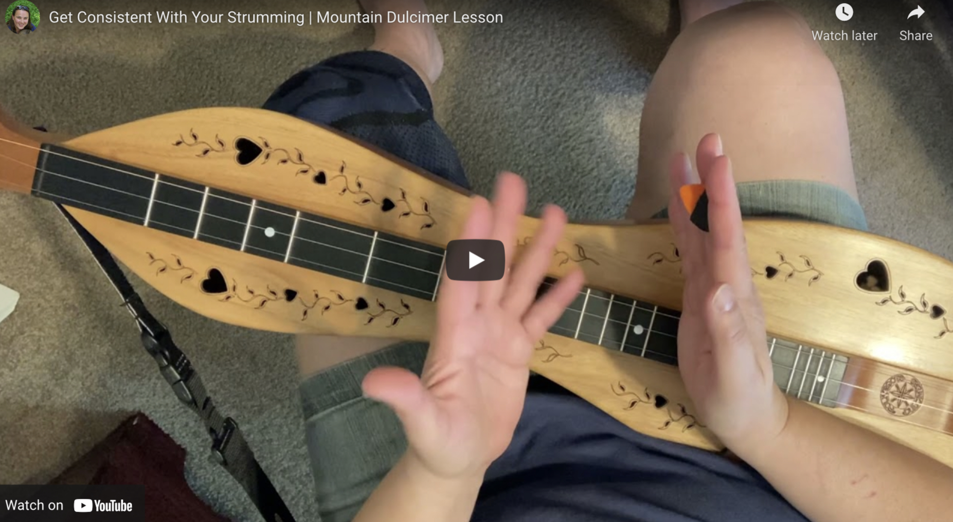 It’s ALL about the strumming hand – Dulcimer – Good STUFF
