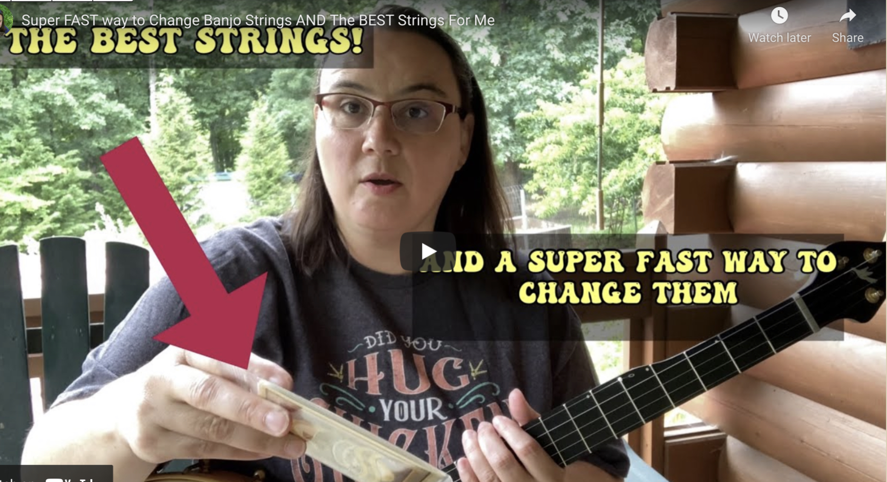 Change your banjo strings – SUPER FAST WAY