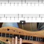 Buffalo Gals Dulcimer – Melody Line Level 1 (beginner easy)