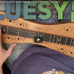 1.5 Fret bluesy lick – Intermediate