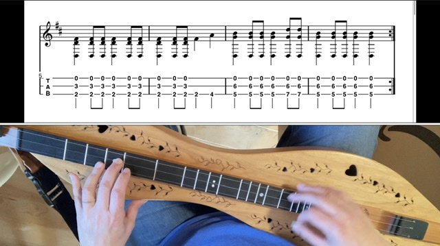 A Tip & An Exercise (with tabs) Dulcimer