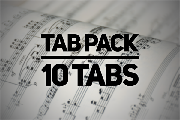 TAB Pack - U Pick 10 Tabs