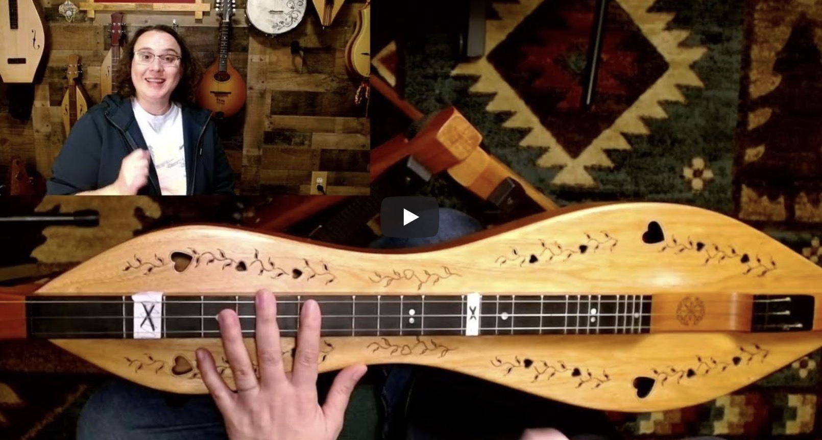 1 Hour Workshop Dulcimer Float Above The Strings DAD